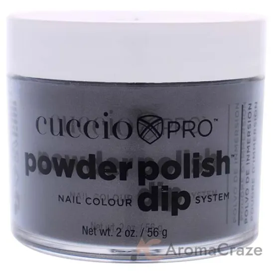 Picture of Pro Powder Polish Nail Colour Dip System - Silver With Grey Undertones by Cuccio Colour for Women - 1.6 oz Nail Powder