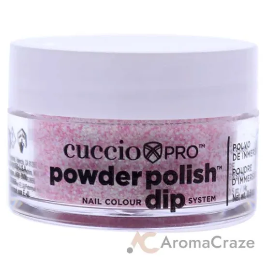 Picture of Pro Powder Polish Nail Colour Dip System - Soft Pink Glitter by Cuccio Colour for Women - 0.5 oz Nail Powder