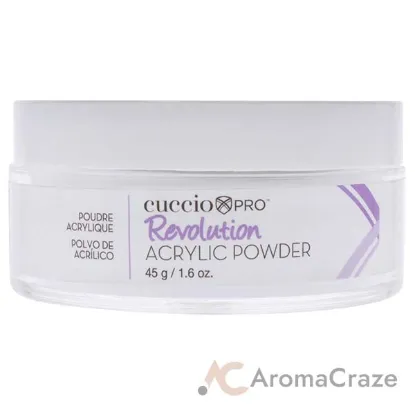 Picture of Revolution Acrylic Powder - Clear by Cuccio Pro for Women - 1.6 oz Acrylic Powder
