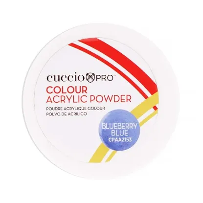 Picture of Colour Acrylic Powder - Blueberry Blue by Cuccio PRO for Women - 1.6 oz Acrylic Powder