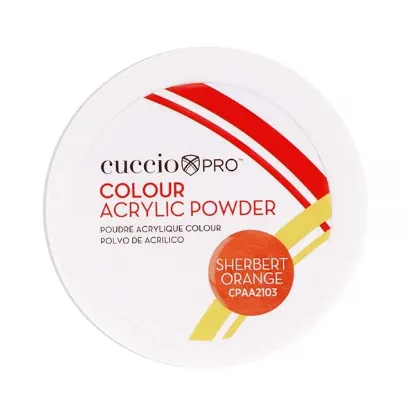 Picture of Colour Acrylic Powder - Sherbert Orange by Cuccio PRO for Women - 1.6 oz Acrylic Powder