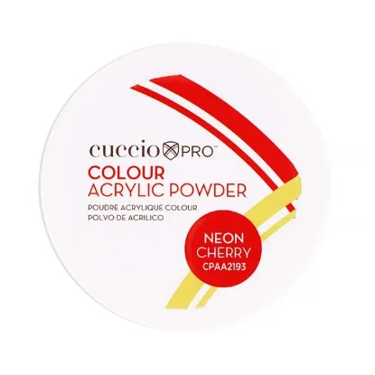 Picture of Colour Acrylic Powder - Neon Cherry by Cuccio PRO for Women - 1.6 oz Acrylic Powder