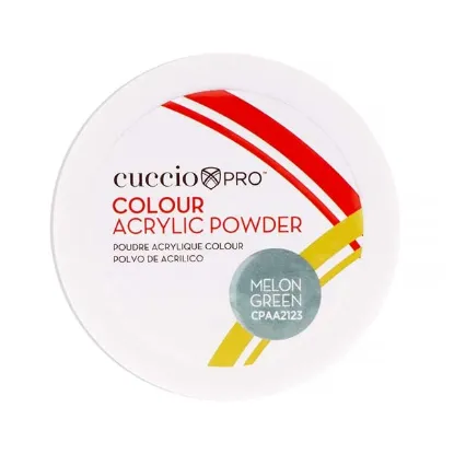 Picture of Colour Acrylic Powder - Melon Green by Cuccio PRO for Women - 1.6 oz Acrylic Powder