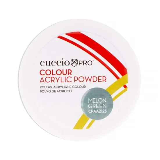 Picture of Colour Acrylic Powder - Melon Green by Cuccio PRO for Women - 1.6 oz Acrylic Powder