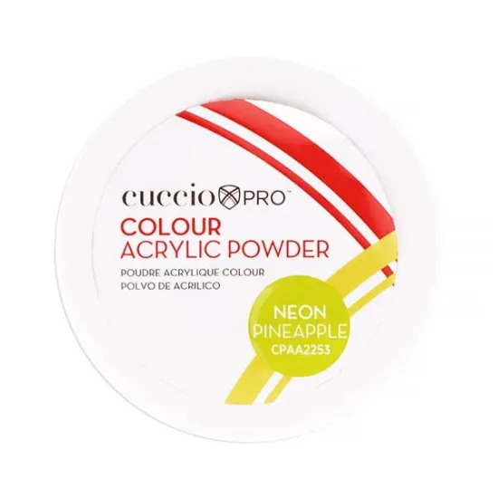 Picture of Colour Acrylic Powder - Neon Pineapple by Cuccio PRO for Women - 1.6 oz Acrylic Powder