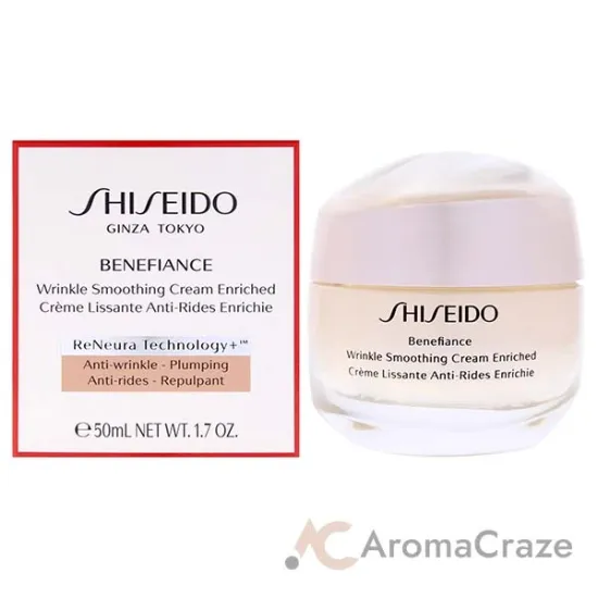 Picture of Benefiance Wrinkle Smoothing Cream Enriched by Shiseido for Unisex - 1.7 oz Cream