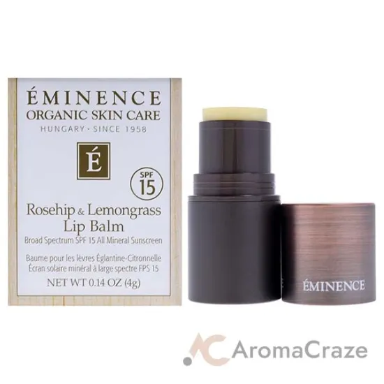 Picture of Rosehip and Lemongrass Lip Balm SPF 15 by Eminence for Unisex - 0.14 oz Lip Balm