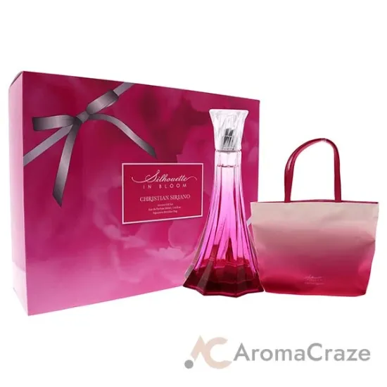 Picture of Silhouette In Bloom by Christian Siriano for Women - 2 Pc Gift Set 3.4oz EDP Spray, Pink Tote Bag