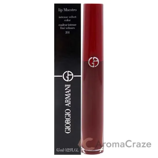 Picture of Lip Maestro Intense Velvet Color - 201 Dark Velvet by Giorgio Armani for Women - 0.22 oz Lipstick