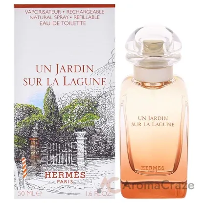 Picture of Un Jardin Sur La Lagune by Hermes for Unisex - 1.6 oz EDT Spray (Refillable)