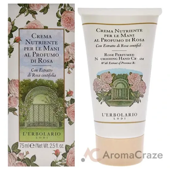 Picture of Nourishing Perfumed Hand Cream - Rose by LErbolario for Unisex - 2.5 oz Cream