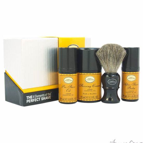 The 4 Elements of The Perfect Shave Mid-Size Kit - Lemon by 