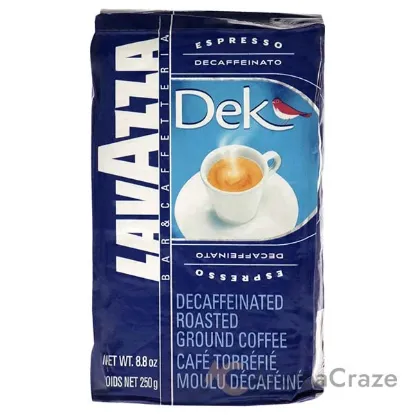 Picture of Dek Espresso Decaffeinated Roast Ground Coffee by Lavazza for Unisex - 8.8 oz Coffee