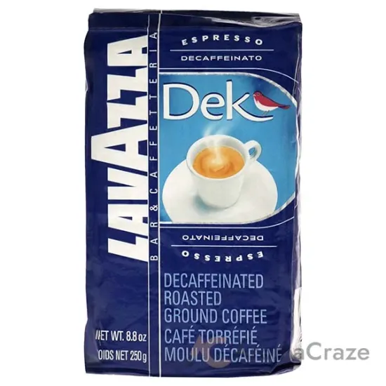 Picture of Dek Espresso Decaffeinated Roast Ground Coffee by Lavazza for Unisex - 8.8 oz Coffee