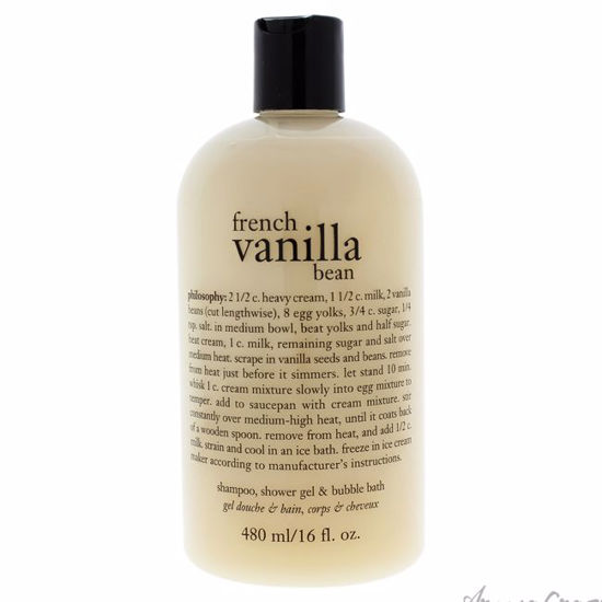 French Vanilla Bean Ice Cream Shampoo Shower Gel & Bubble Ba