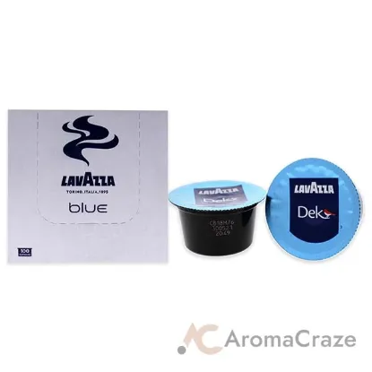 Picture of Blue Dek Roast Ground Coffee Pods by Lavazza for Unisex - 100 Pods Coffee
