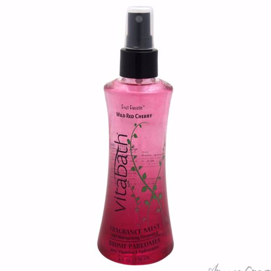 Wild Red Cherry Fragrance Mist by Vitabath for Unisex - 8 oz