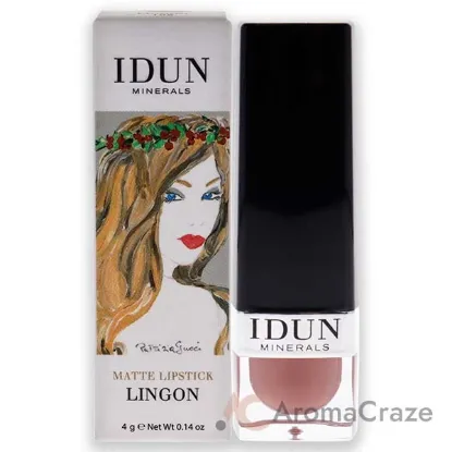 Picture of Matte Lipstick - 109 Lingon by Idun Minerals for Women - 0.14 oz Lipstick