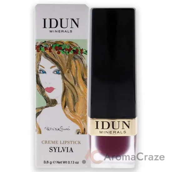 Picture of Creme Lipstick - 206 Sylvia by Idun Minerals for Women - 0.13 oz Lipstick