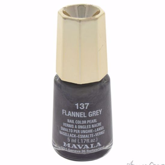 Nail Lacquer # 137 - Flannel Grey by Mavala for Women - 0.17