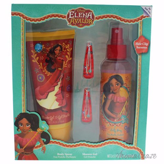 Elena Of Avalor by Disney for Kids - 3 Pc Gift Set 5.1oz Bod