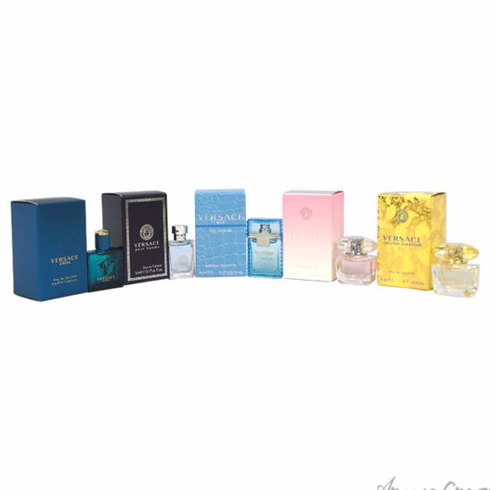 Versace Miniatures Collection by Versace for Unisex - 5 Pc M