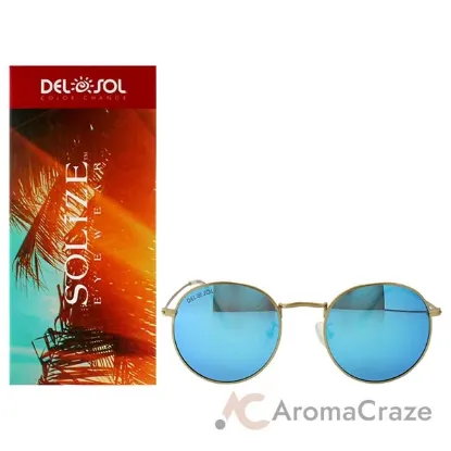 Picture of Solize Vitamin Sea - Gold-Blue by DelSol for Unisex - 1 Pc Sunglasses