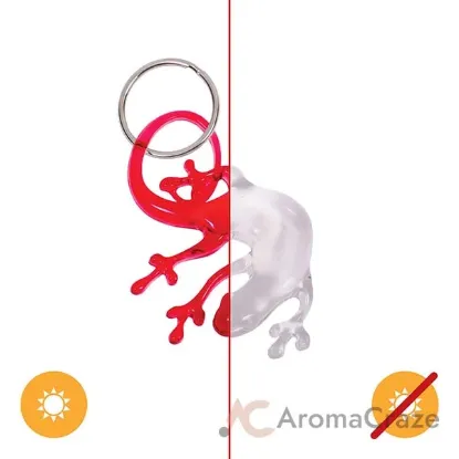 Picture of Color-Changing Key Chain Lizard - Red by DelSol for Women - 1 Pc Keychain