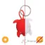 Picture of Color-Changing Key Chain Turtle - Red by DelSol for Women - 1 Pc Keychain