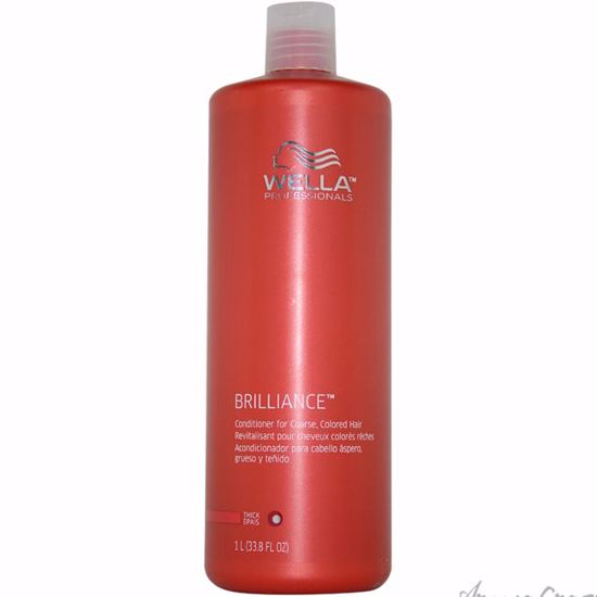 Brilliance Conditioner For Coarse Colored Hair by Wella for 