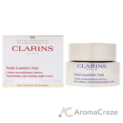 Picture of Nutri-Lumiere Night Cream by Clarins for Unisex - 1.6 oz Cream