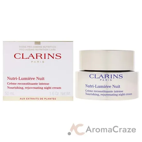 Picture of Nutri-Lumiere Night Cream by Clarins for Unisex - 1.6 oz Cream