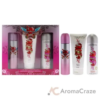 Picture of Cuba Heartbreaker by Cuba for Women - 3 Pc Gift Set 3.3oz EDP Spray, 6.7oz Body Spray, 6.6oz Body Lotion