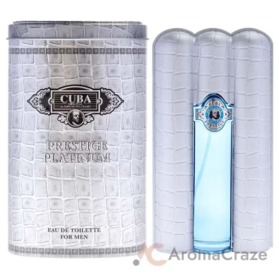 Picture of Cuba Prestige Platinum by Cuba for Men - 3 oz EDT Spray