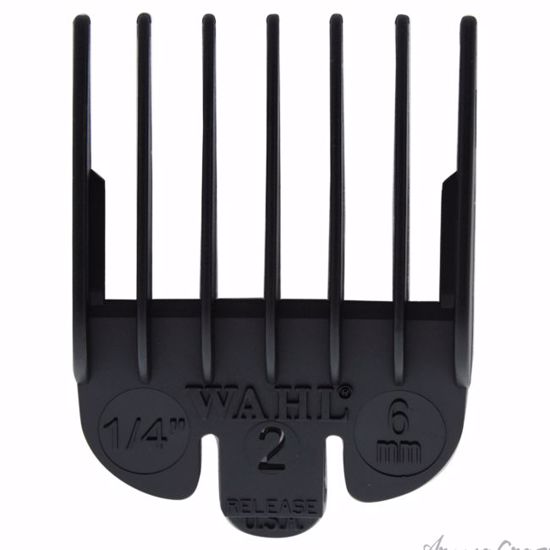 Attachment Comb No. 2 For Cuts - 1/4 Black by WAHL Professio