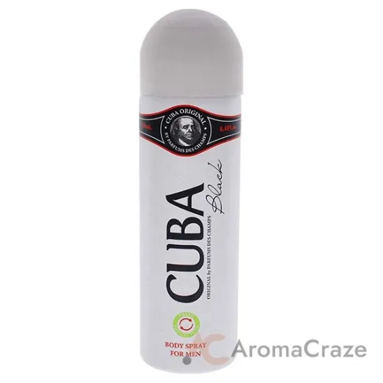 Picture of Cuba Black by Cuba for Men - 6.6 oz Body Spray