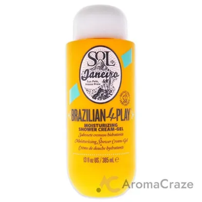 Picture of Brazilian 4 Play Moisturizing Shower Cream Gel by Sol de Janeiro for Unisex - 13 oz Shower Gel