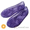 Picture of Heart Sole Girl Jellies Shoes - 12 Purple by DelSol for Kids - 1 Pair Shoes