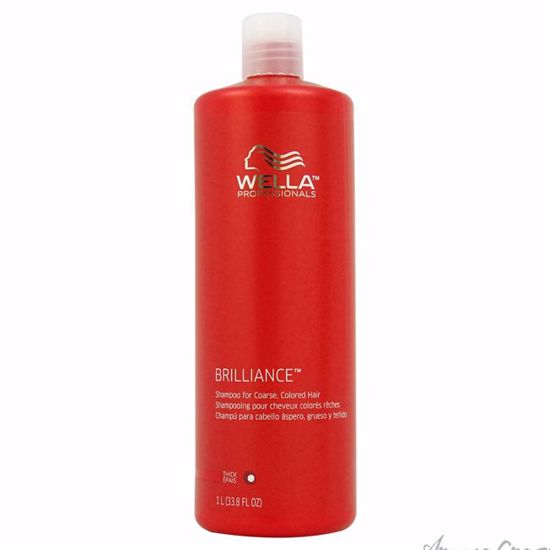 Brilliance Shampoo For Coarse Colored Hair by Wella for Unis