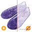 Picture of Heart Sole Girl Jellies Shoes - 9 Purple by DelSol for Kids - 1 Pair Shoes