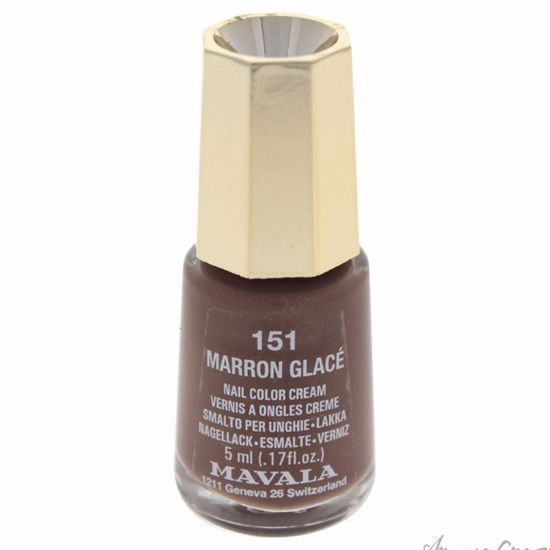 Nail Lacquer # 151 - Marron Glace by Mavala for Women - 0.17