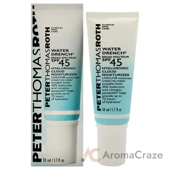 Picture of Water Drench Hyaluronic Cloud Moisturizer SPF 45 by Peter Thomas Roth for Unisex - 1.7 oz Moisturizer