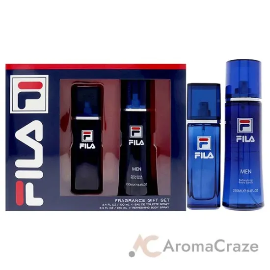 Picture of Fila by Fila for Men - 2 Pc Gift Set 3.4oz EDT Spray, 8.4oz Body Spray