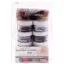 Picture of Pro Powder Polish Nail Colour Dip System - Urban Nites by Cuccio Colour for Women - 8 x 0.5 oz Peppermint Pastel Blue, Black Orange, Silver with Baby Pink Glitter, Purple with Red Glitter, Midnight Purple, Brown Sugar, Muted Grape, Dark Red Glitter