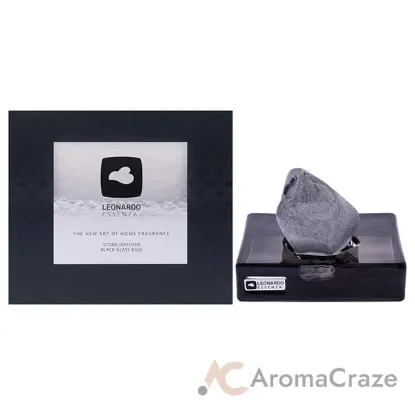 Picture of Essenza Stone Diffuser Set - Black by Leonardo for Unisex - 2 Pc Glass Base, Diffuser Stone