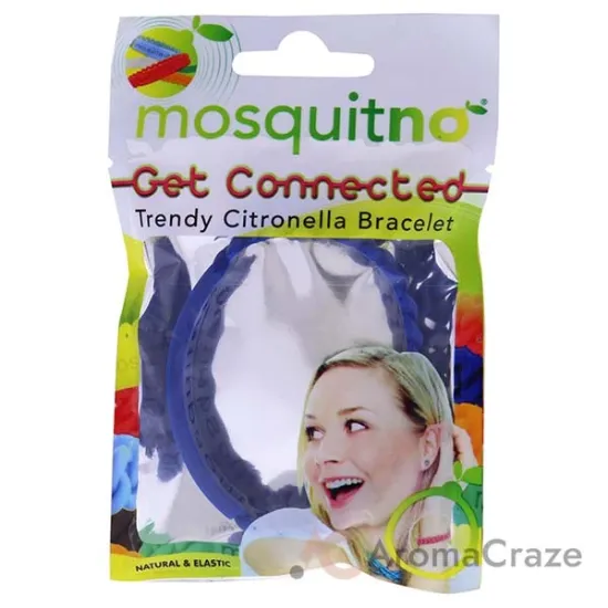 Picture of Get Connected Citronella Bracelet - Blue by Mosquitno for Unisex - 1 Pc Bracelet