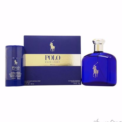 Polo Blue by Ralph Lauren for Men - 2 Pc Gift Set 4.2oz EDT 