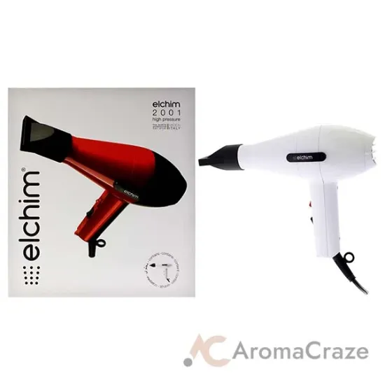 Picture of 2001 High Pressure Hair Dryer - White by Elchim for Unisex - 1 Pc Hair Dryer