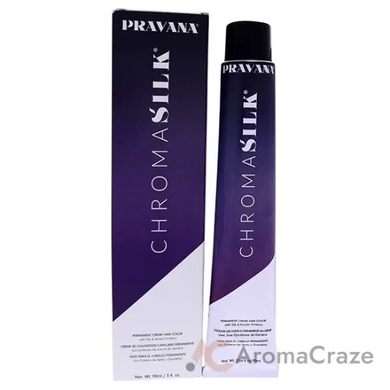 Picture of ChromaSilk Creme Hair Color - 5.5 Light Mahogany Brown by Pravana for Unisex - 3 oz Hair Color
