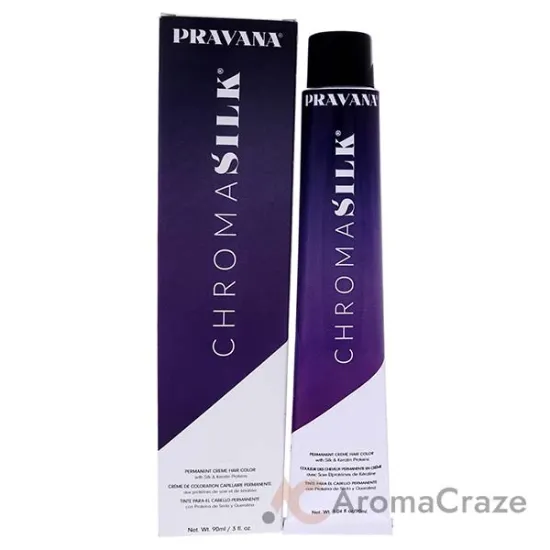 Picture of ChromaSilk Creme Hair Color - 6.5 Dark Mahogany Blonde by Pravana for Unisex - 3 oz Hair Color